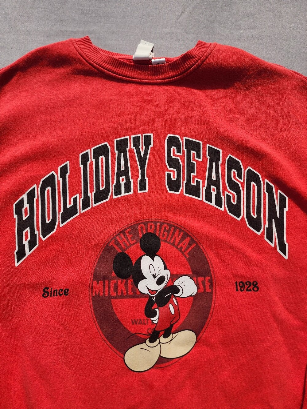 Disney Mickey Mouse Crewneck Long Sleeve Pullover Sweater H&M Medium Original